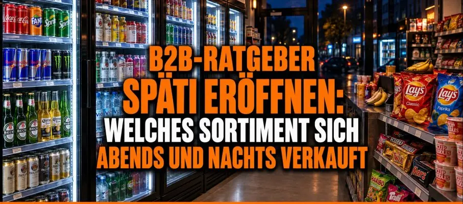 Späti eröffnen: Welches Sortiment sich abends und nachts verkauft - Späti eröffnen: Sortiment für abends und nachts | OEZ Sweets