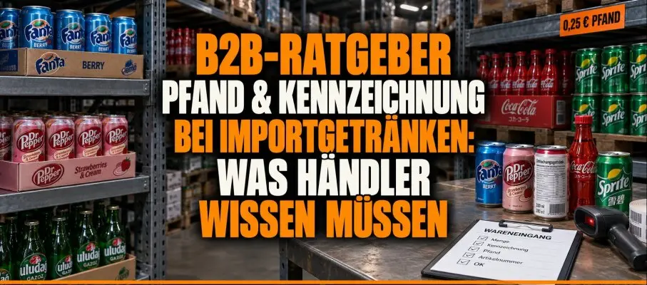 Pfand und Kennzeichnung bei Importgetränken: Was Händler wissen müssen - Pfand bei Importgetränken: Pflichten für Händler | OEZSWEETS