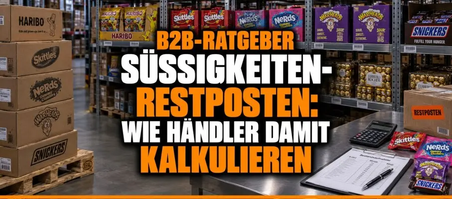 Süßigkeiten-Restposten: Wie Händler damit kalkulieren - Süßigkeiten-Restposten: So kalkulieren Händler | OEZSWEETS