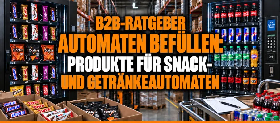 Automaten befüllen: Produkte für Snack- und Getränkeautomaten - Automaten befüllen: Ware aus dem Großhandel | OEZSWEETS