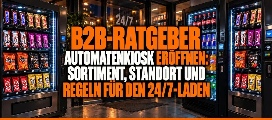Automatenkiosk eröffnen: Sortiment, Standort und Regeln für den 24/7-Laden - Automatenkiosk eröffnen: Sortiment & Regeln | OEZSWEETS