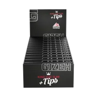 Gizeh Black King Size Slim+Tips 34er