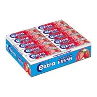 Wrigleys Extra Professional Single Fresh Erdbeere 10er