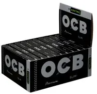 OCB Schwarz Prem. Long Slim + Activ Tips